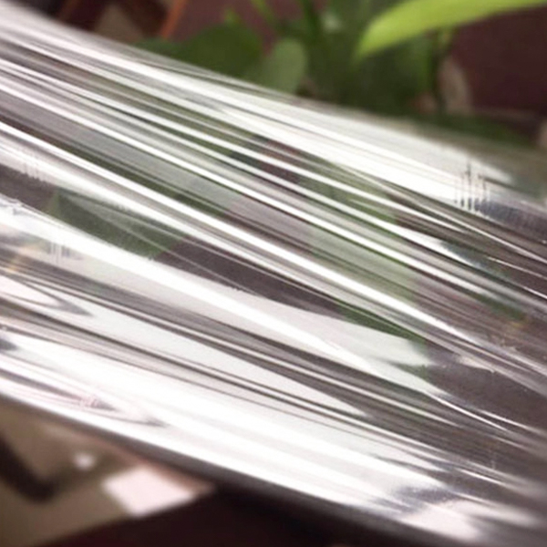 Film rétractable POF en feuille de polyoléfine, épaisseur 19mic, largeur 450mm, longueur 1068m, Double couche pour l'emballage du thé