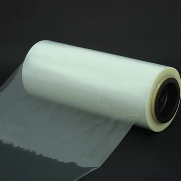 Film plastique de polyoléfine de film thermorétractable de POF plié par centre d'aluminium de petit pain d'emballage pour le shampooing