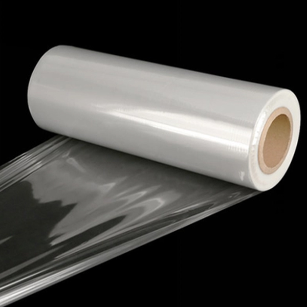 Film plastique polyoléfine transparent en rouleau de Film thermorétractable POF, calibre 75, pour emballage rétractable